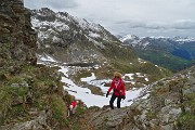 81 Alla Bocchetta Triomen (2205 m) con vista sui laghetti